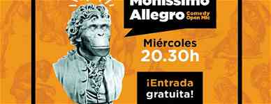 Cartel Monissimo Allegro Comedy Open Mic