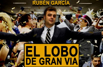 Cartel El Lobo de Gran Vía
