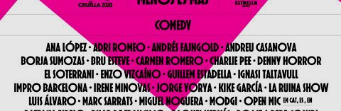 Cartel Cruïlla XXS Comedy