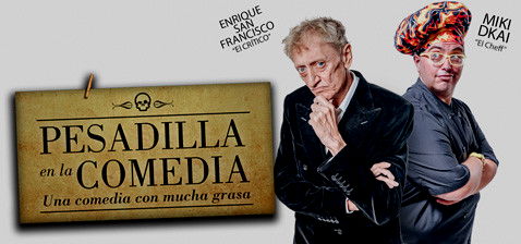 Cartel Pesadilla en la comedia