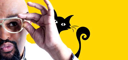 Cartel ¡Pero cómo voy a ser racista si mi gato es negro!