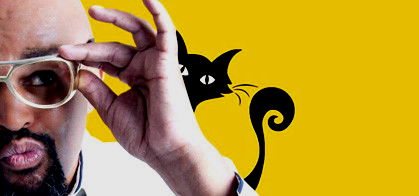 Cartel ¡Pero cómo voy a ser racista si mi gato es negro!