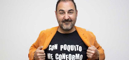 Cartel Con poquito me conformo