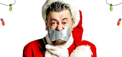 Cartel Navidad con Toni Moog