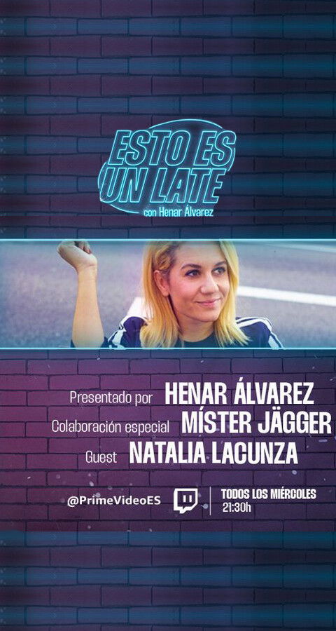'Esto es un late', el nuevo proyecto de Henar Álvarez para Prime Video, en Twitch