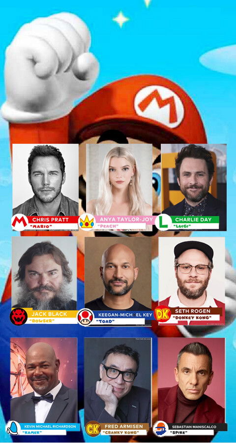 La película de animación de Mario se estrenará en Navidades de 2022 y ya conocemos a los actores de doblaje que pondrán voces a los personajes