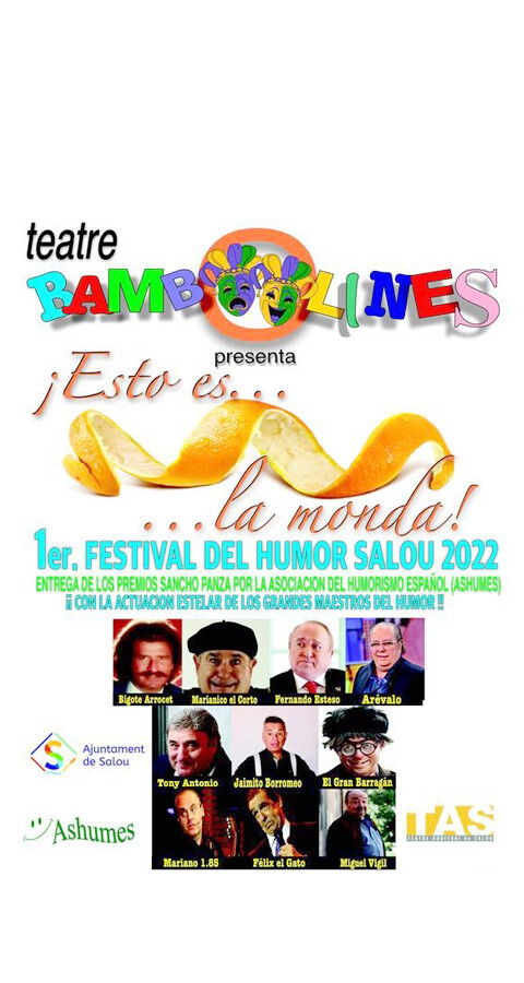 Arévalo, Bigote Arrocet, Marianico el Corto i Fernando Esteso, al Festival de l’Humor Salou 2022