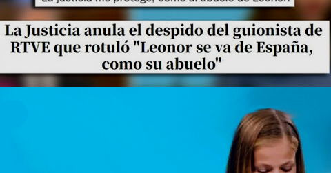 El guionista Berni Barrachina gana el juicio contra TVE por despedirle por el rótulo del abuelo de Leonor