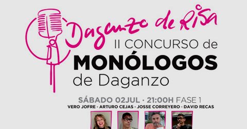 Segunda Edición del Concurso de Monólogos 'Daganzo de Risa' (Madrid), organizado por Álex Salaberri y Andrés Madruga