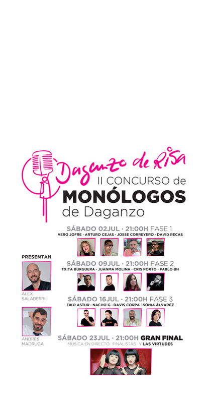 Segunda Edición del Concurso de Monólogos 'Daganzo de Risa' (Madrid), organizado por Álex Salaberri y Andrés Madruga