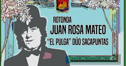 Una placa para el humorista Juan Rosa 'El Pulga' (El Dúo Sacapuntas) en Málaga