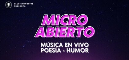 Micro Abierto Club Cronopios